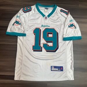 Reebok Miami Dolphins Brandon Marshall #19 NFL Stitched Jersey Men’s 48 Large